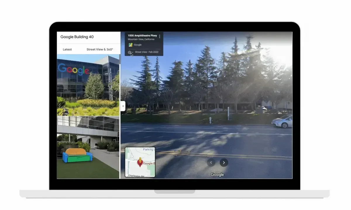 How to see historical photos from Google Street View