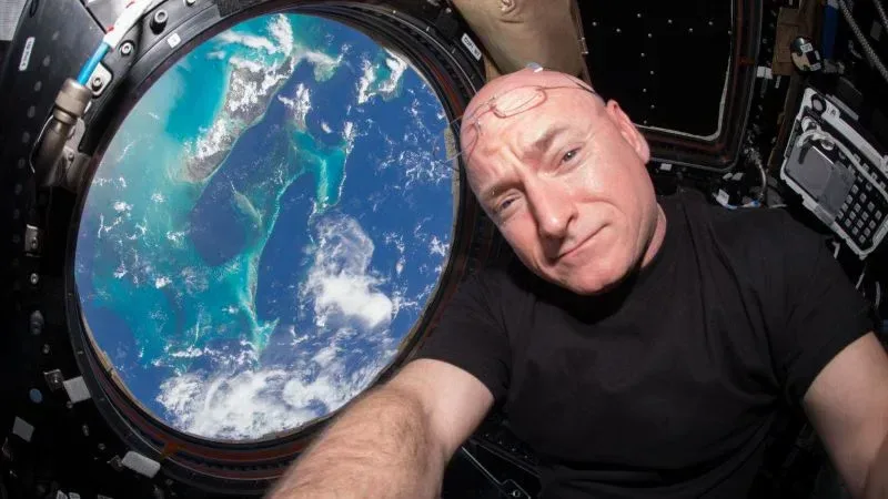 Astronaut Scott Kelly in a CNN social preview