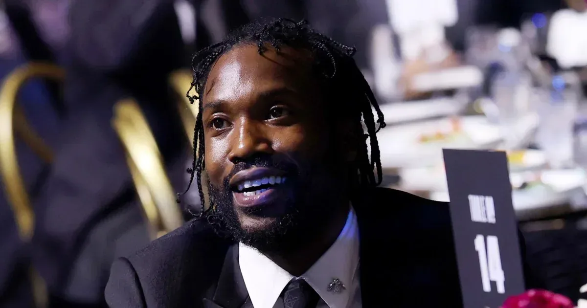 NBC News social card featuring Meek Mill at REFORM Alliance Casino Night